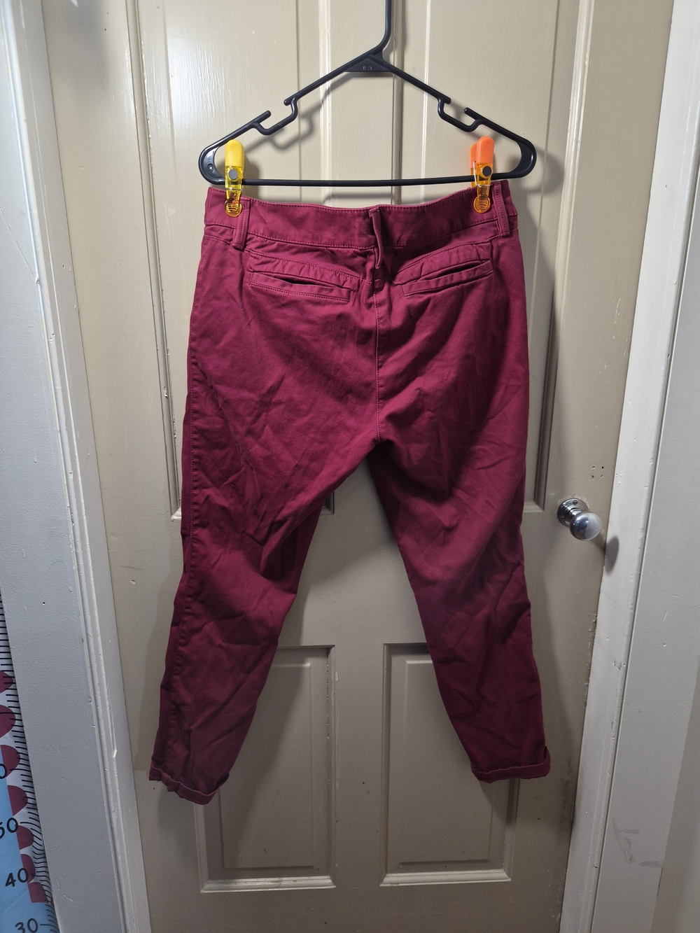LOFT Raspberry Cropped Slim Jeans - Picture 2 of 3